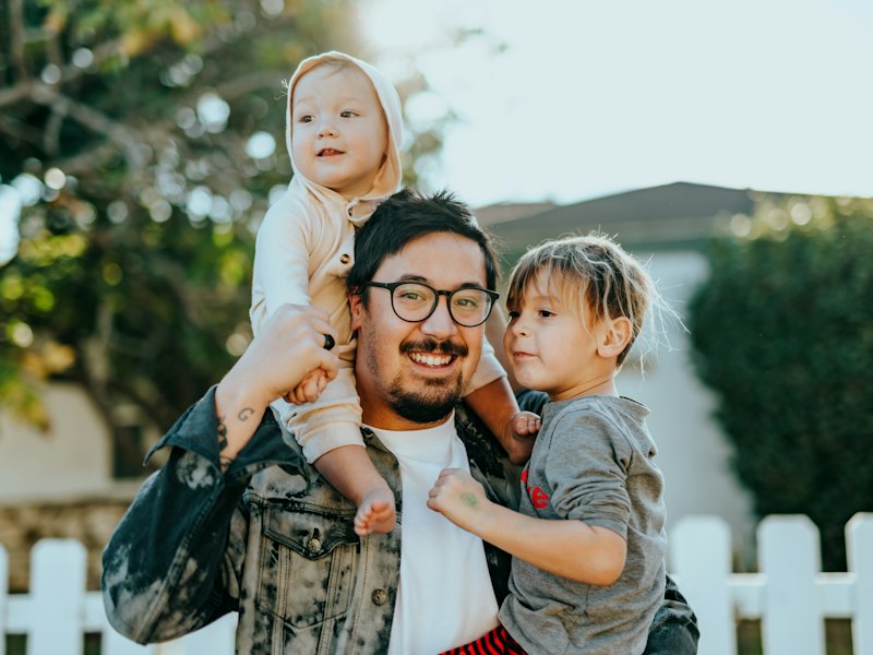 Family looking ahead with confidence